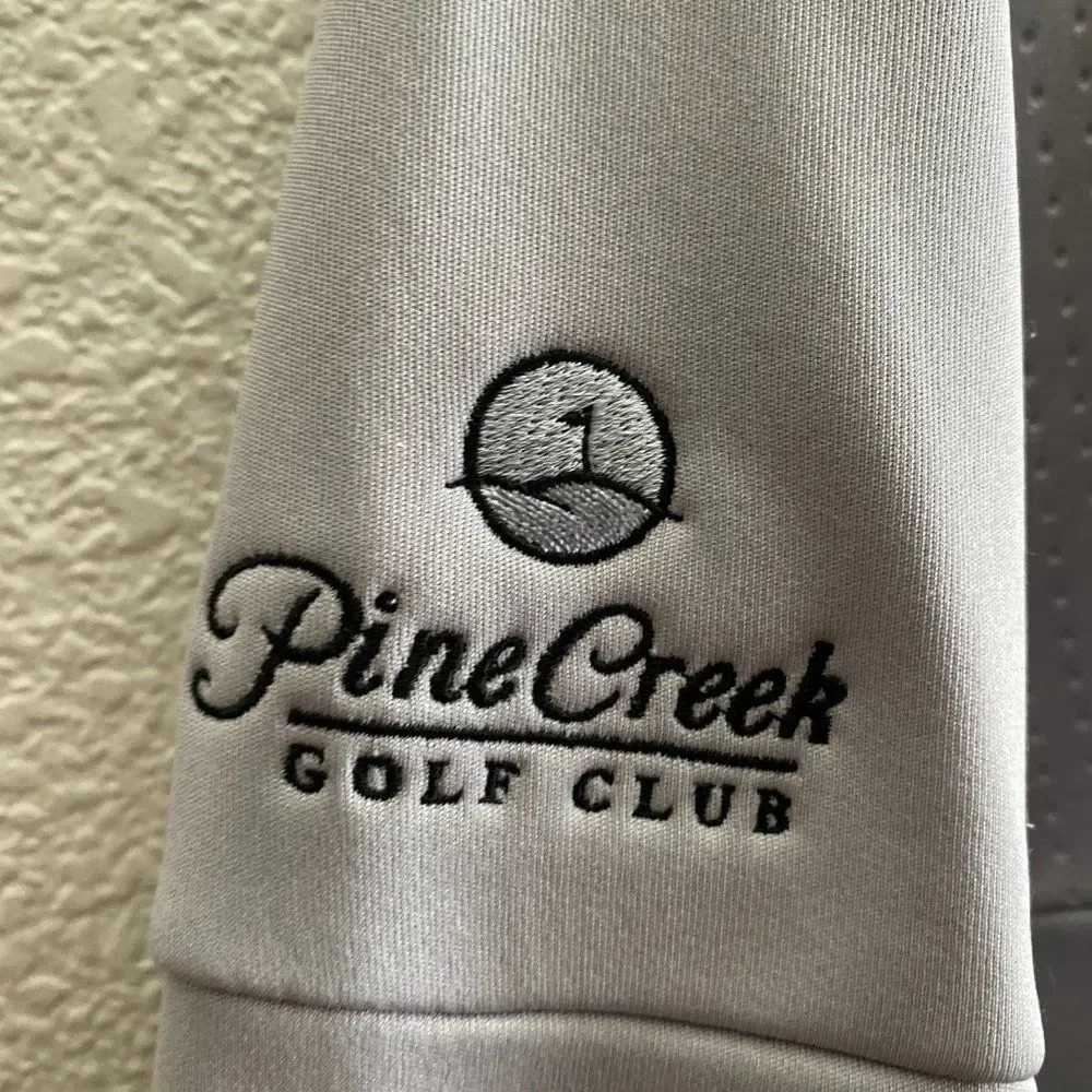 Pine Creek Golf Club adidas CLIMAWARM 1/4 Zip Pullover Sweatshirt Jacket Large